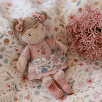 Bambola Morbida da Abbraccio Rosa 10 Cm. - Cuddle Mini Doll Rosa (LD4681)