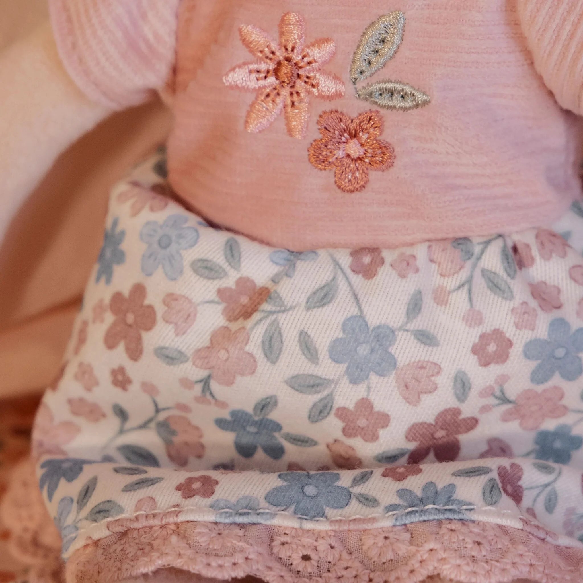 Bambola Morbida da Abbraccio Rosa 35 Cm. - Hug Doll Rosa (LD4665)