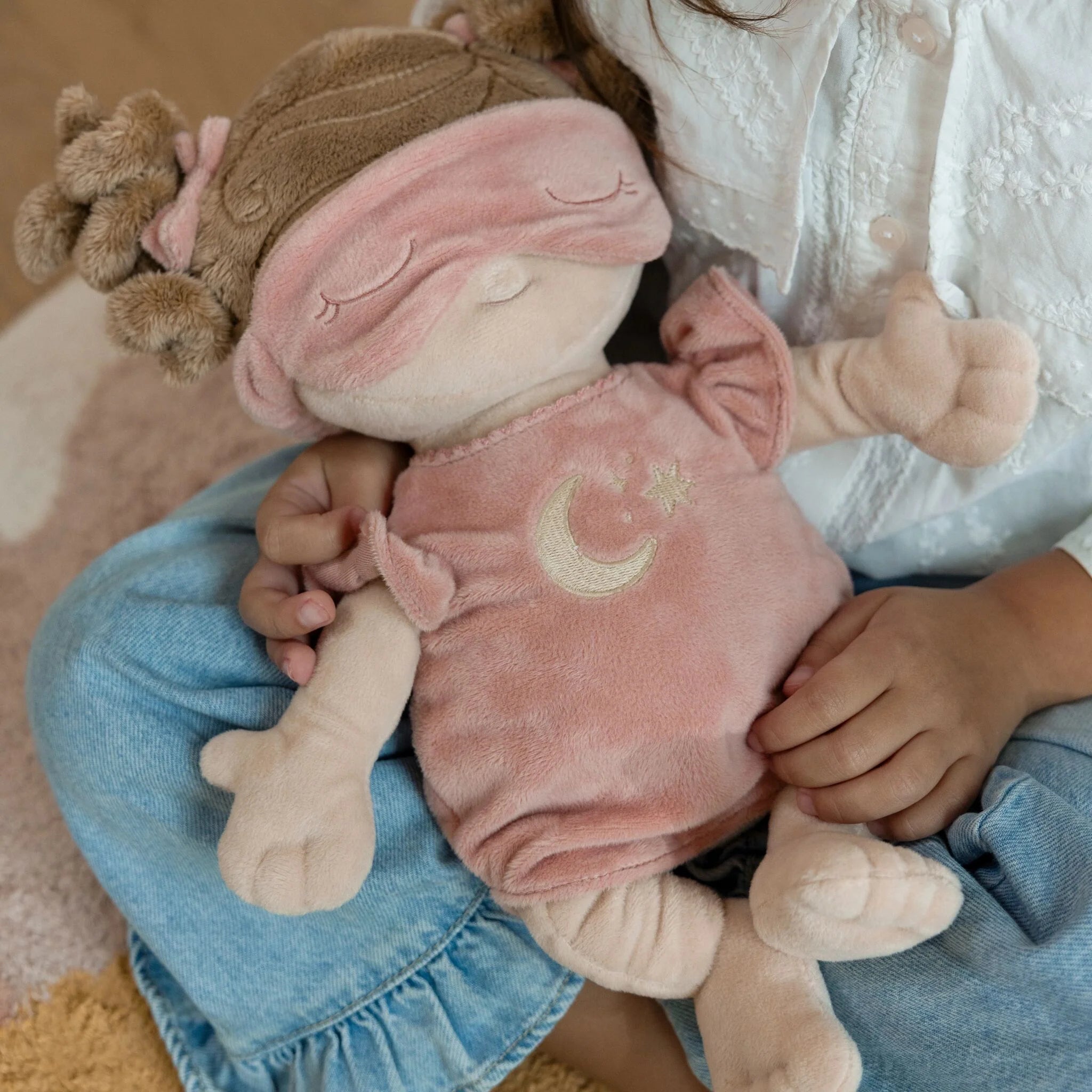 Little Dutch | Bambola Morbida Rosa con Sacco Nanna | LD4679