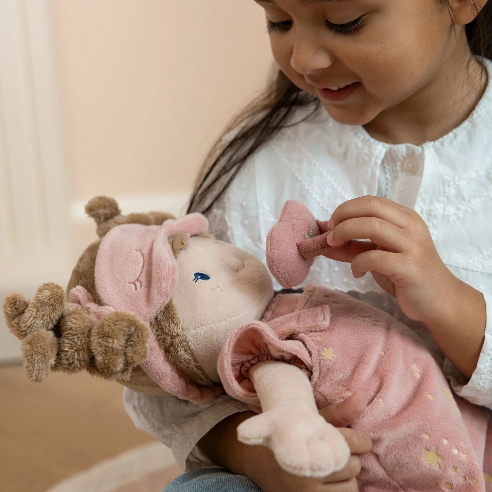 Little Dutch | Bambola Morbida Rosa con Sacco Nanna | LD4679