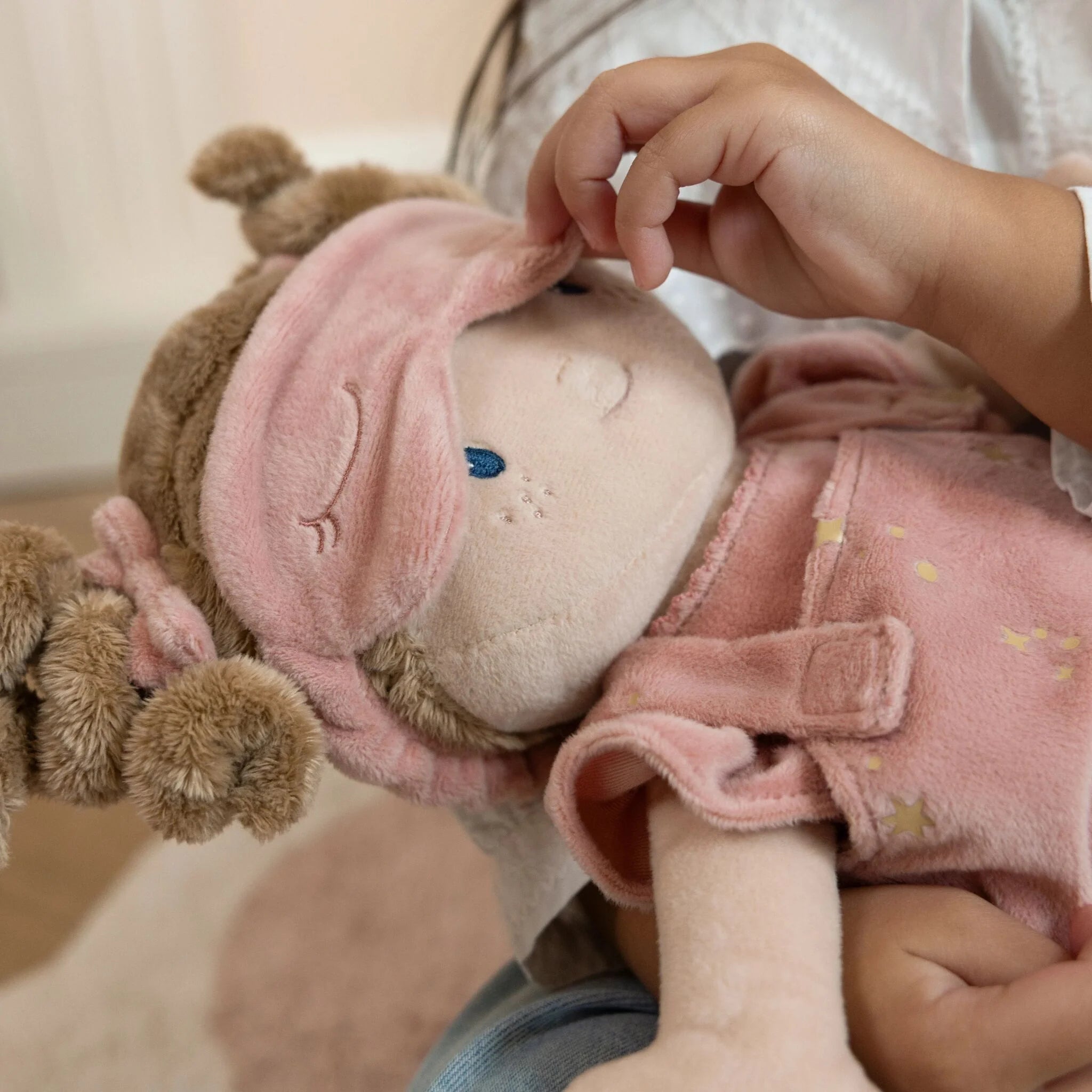 Little Dutch | Bambola Morbida Rosa con Sacco Nanna | LD4679