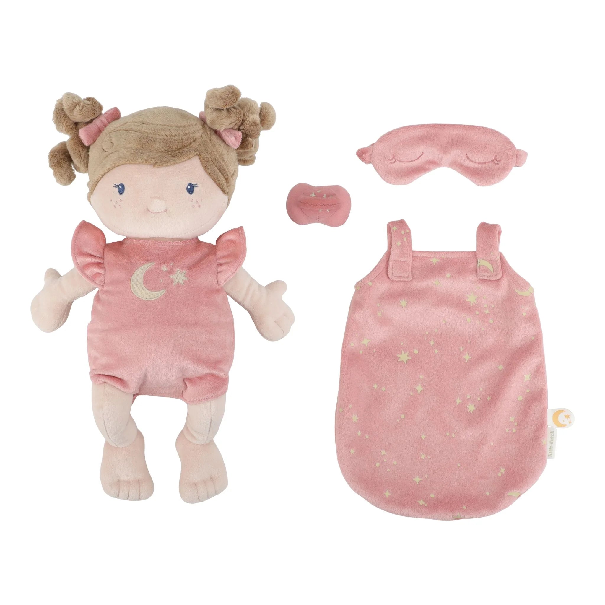 Little Dutch | Bambola Morbida Rosa con Sacco Nanna | LD4679