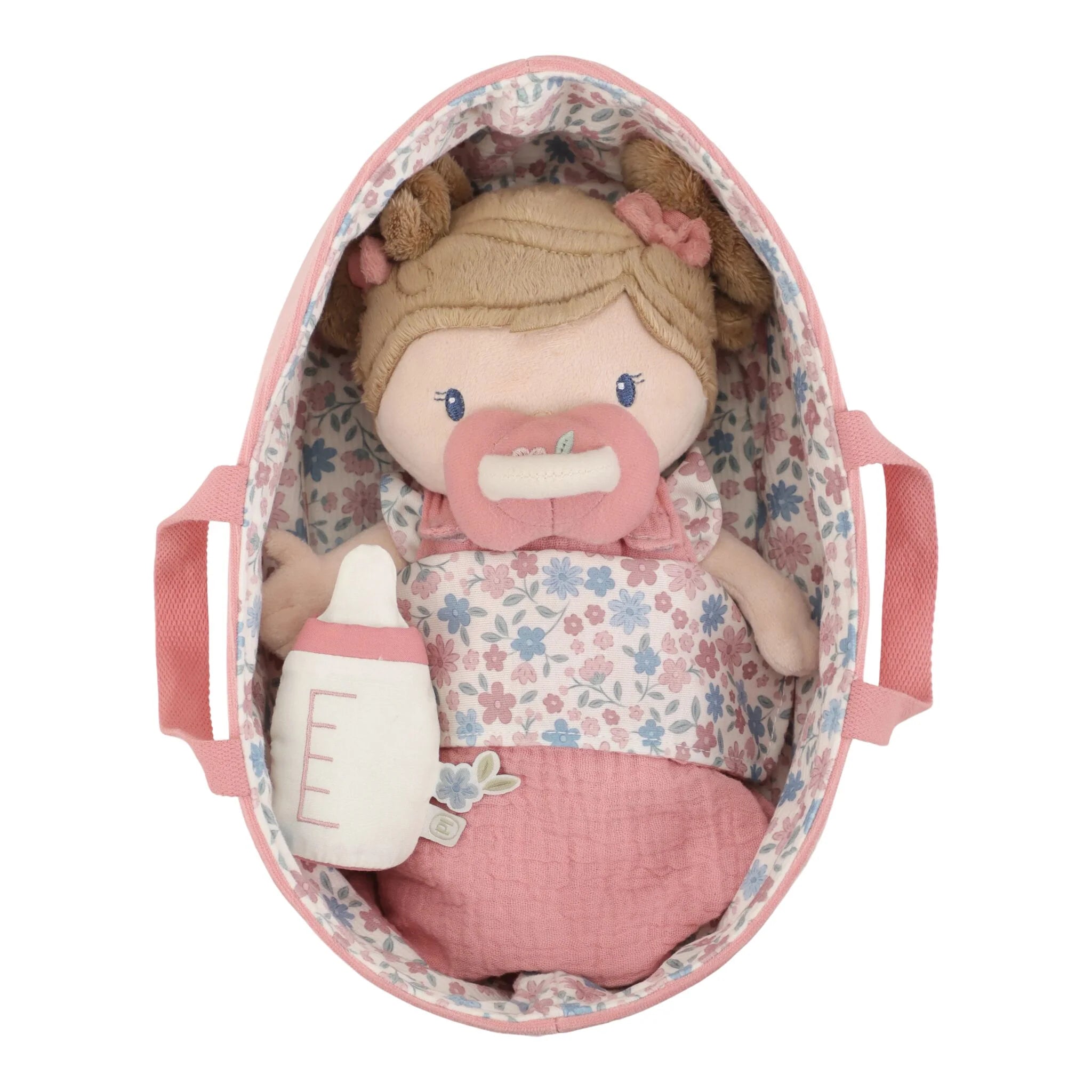 Little Dutch | Bambola Neonata in Cesto Rosa | LD4677