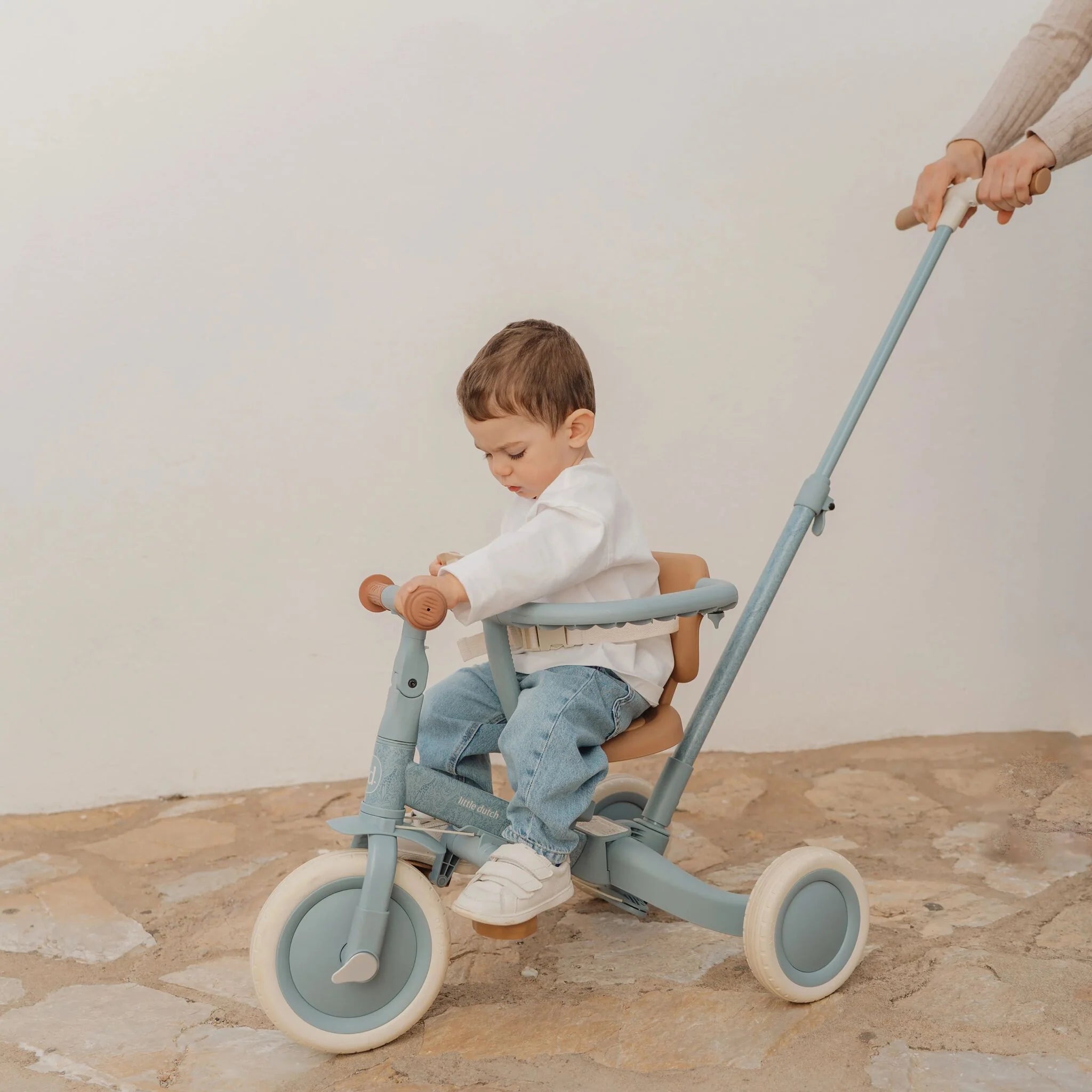 Little Dutch Triciclo 4 in 1 Blu | 4 in 1 Tricycle | 6080.BLUE