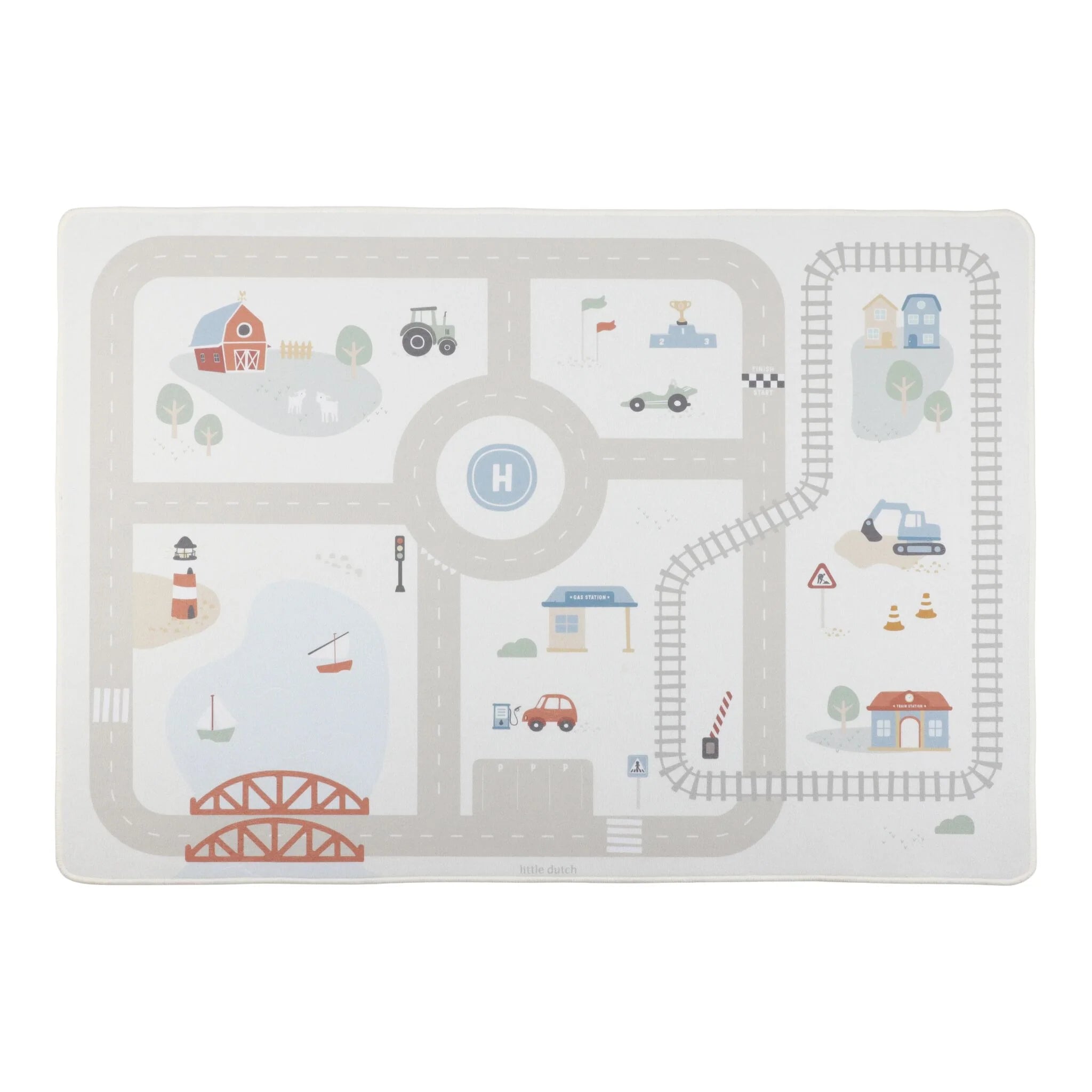 Little Dutch | Tappetino da Gioco per Macchinine | LD2550