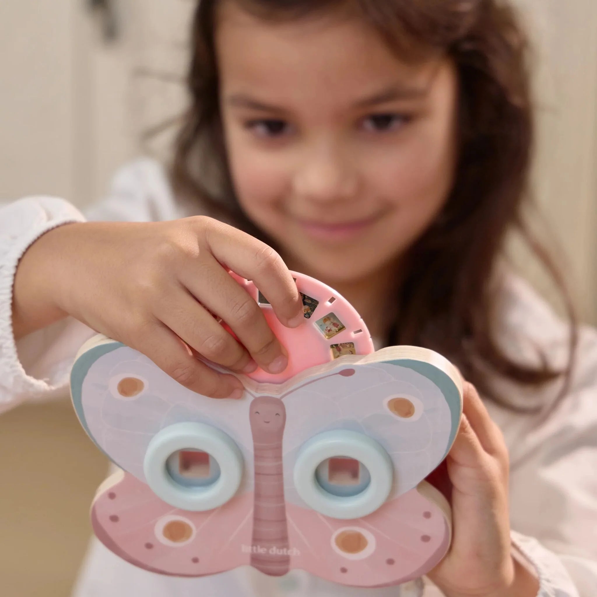 Little Dutch | Visore di Storie Farfalle Rosa Fairy Garden | LD7359