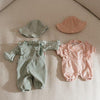 Vestito per Bambola Neonata Verde Lily Noa 36 Cm - Baby Doll Clothes Green