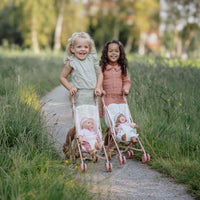 Passeggino in Metallo per Bambole - Metal Doll Stroller
