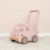 Carrellino Primi Passi Auto Vintage Rosa Walker Wagon Pink