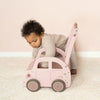 Carrellino Primi Passi Auto Vintage Rosa Walker Wagon Pink
