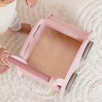 Carrellino Primi Passi Auto Vintage Rosa Walker Wagon Pink