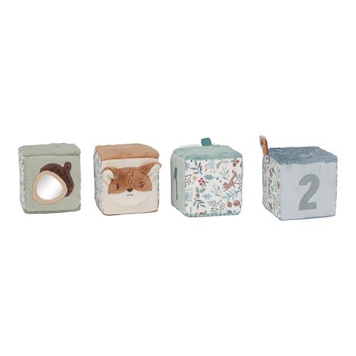 Set 4 Cubi Morbidi Sensoriali Forest Friends - Set 4 Soft Cubes Forest Friends