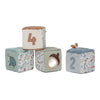 Set 4 Cubi Morbidi Sensoriali Forest Friends - Set 4 Soft Cubes Forest Friends