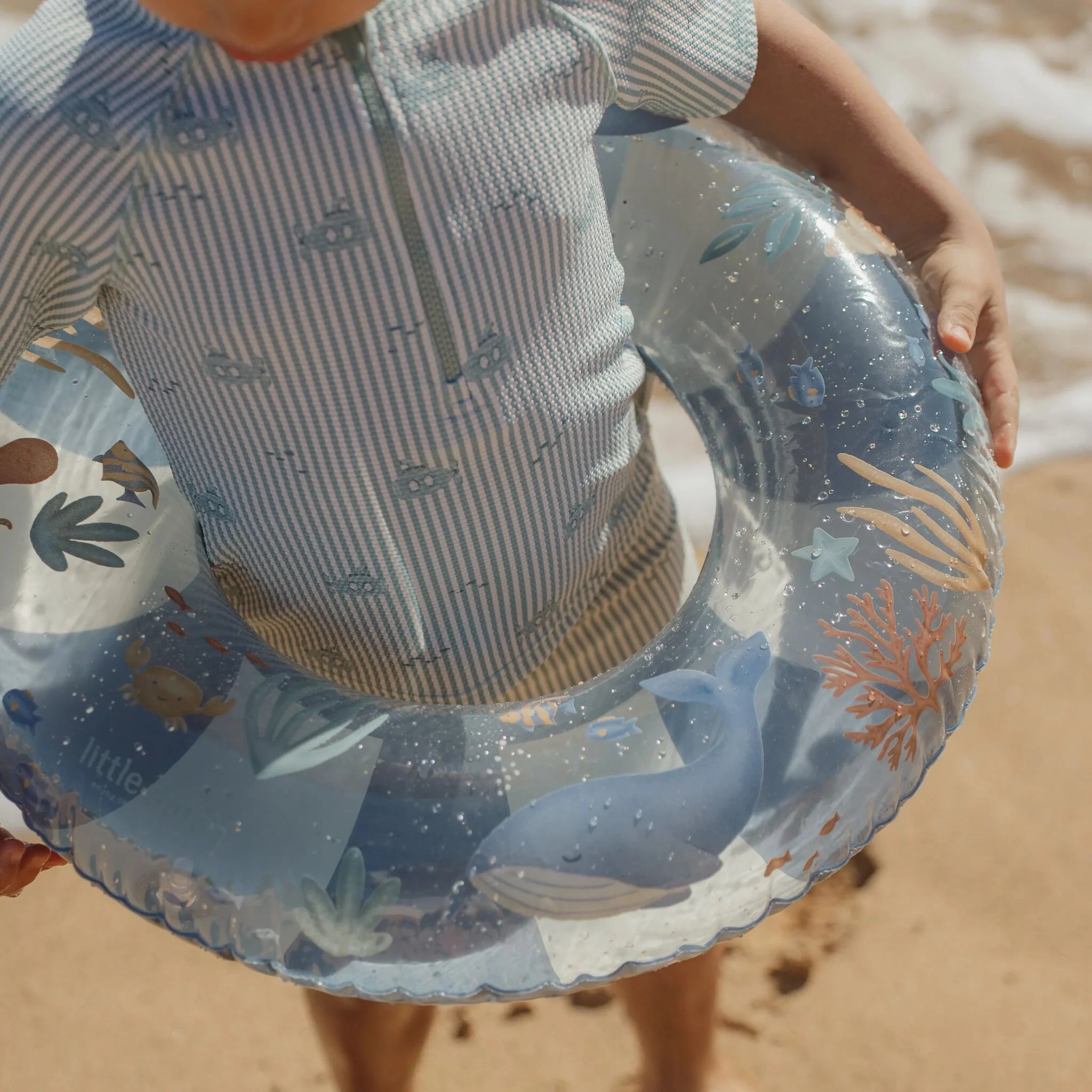 Little Dutch | Salvagente Gonfiabile Blu Mondo dell'Oceano Ocean World 50 cm | 2016394