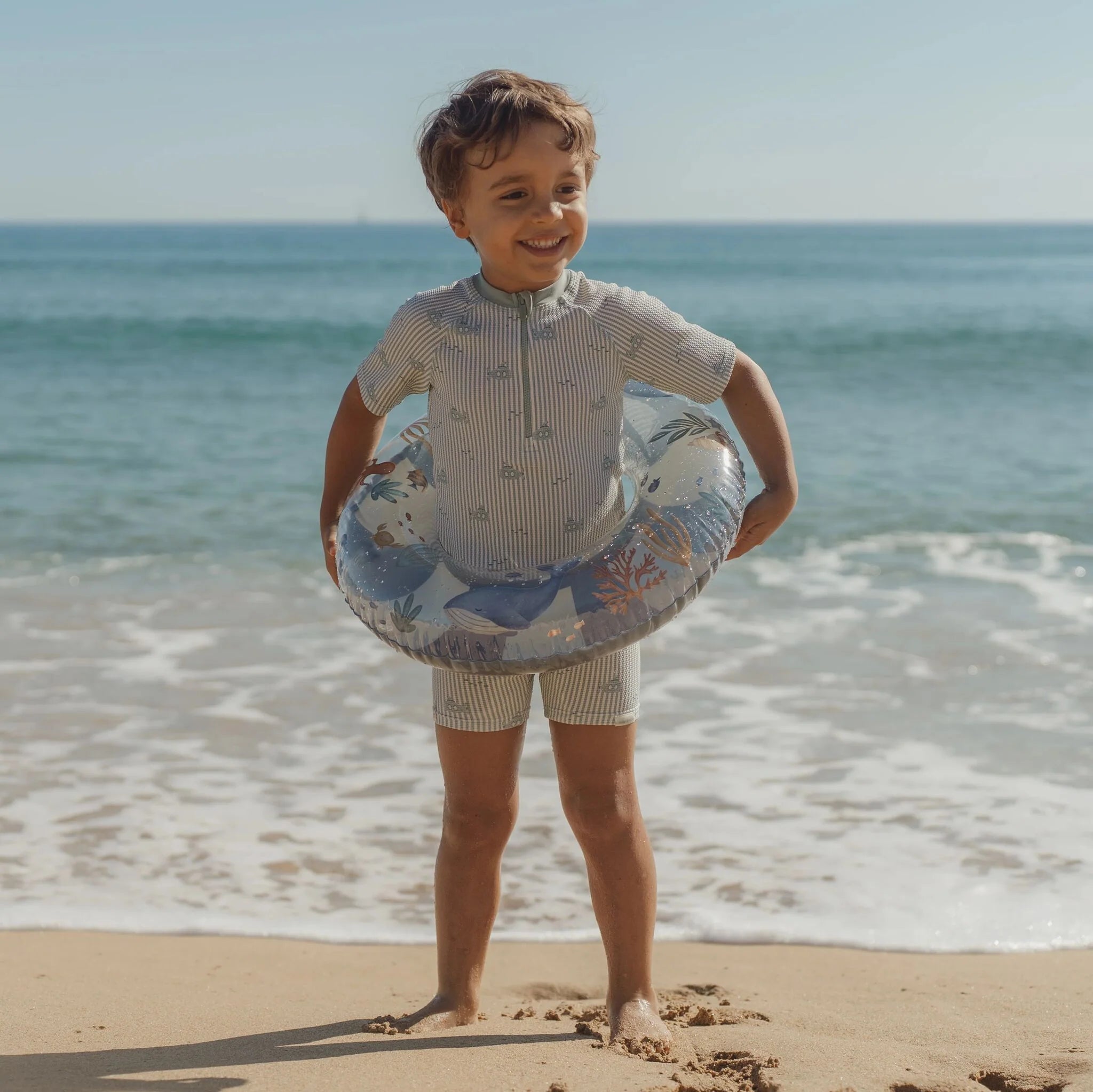 Little Dutch | Salvagente Gonfiabile Blu Mondo dell'Oceano Ocean World 50 cm | 2016394