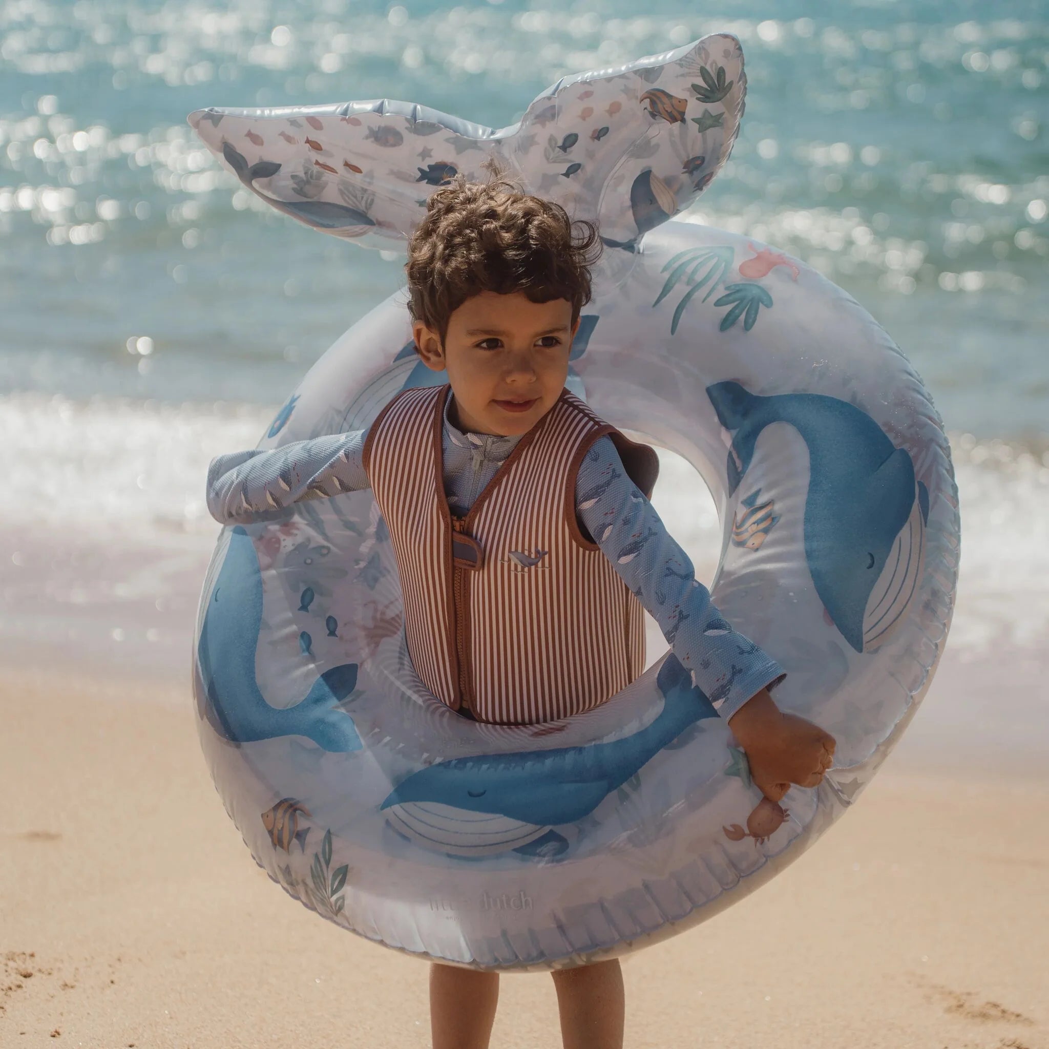 Little Dutch | Salvagente Gonfiabile Blu Mondo dell'Oceano Ocean World | 2016391