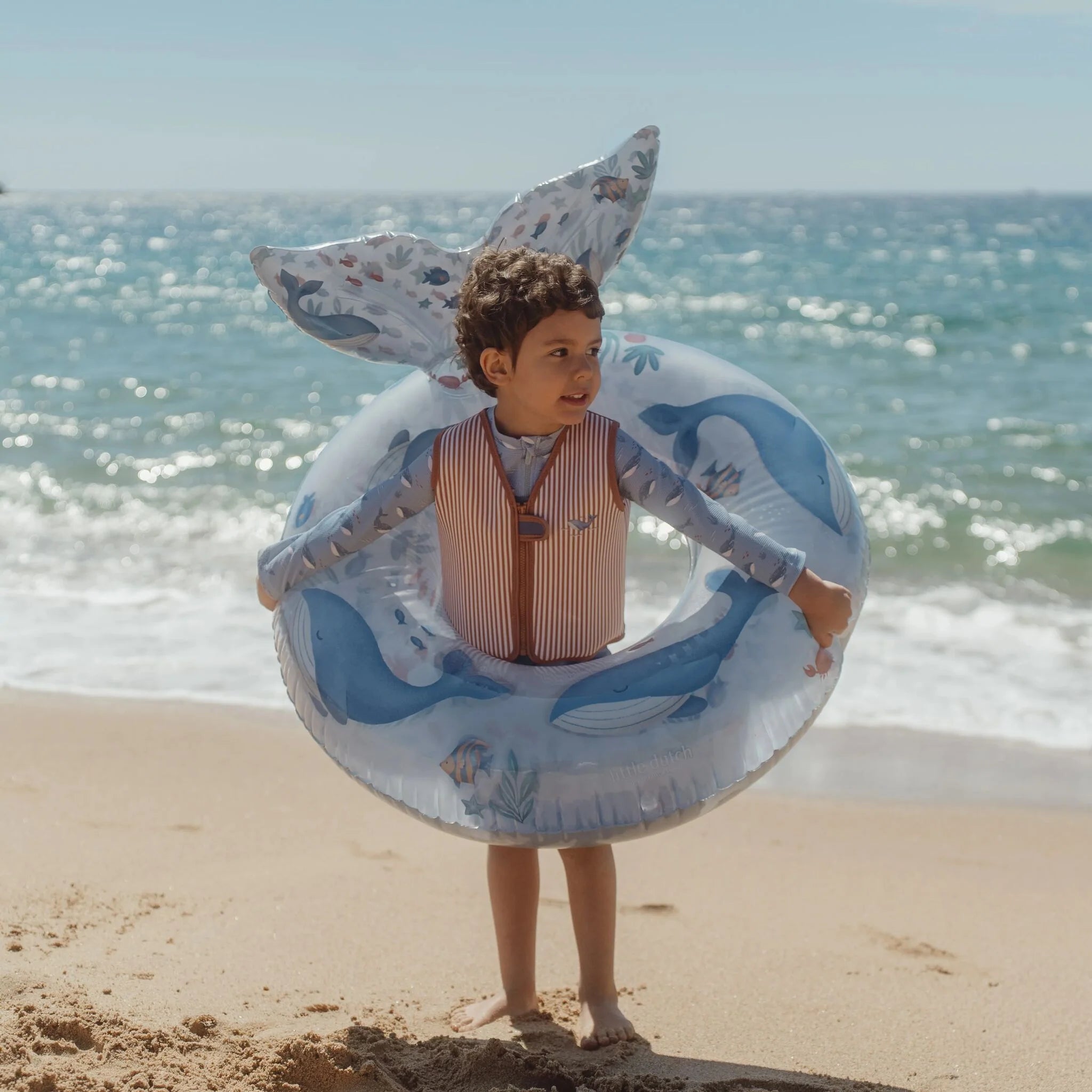 Little Dutch | Salvagente Gonfiabile Blu Mondo dell'Oceano Ocean World | 2016391