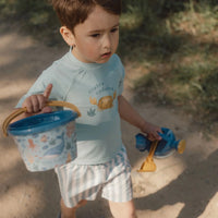Little Dutch | Set Giochi da Spiaggia Secchiello Blu Ocean World 5 Pezzi | 2016375