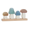 Funghi Puzzle Impilabili Incastri Amici della Foresta - Stacking Puzzle Mushrooms Forest Friends