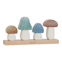 Funghi Puzzle Impilabili Incastri Amici della Foresta - Stacking Puzzle Mushrooms Forest Friends