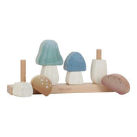 Funghi Puzzle Impilabili Incastri Amici della Foresta - Stacking Puzzle Mushrooms Forest Friends
