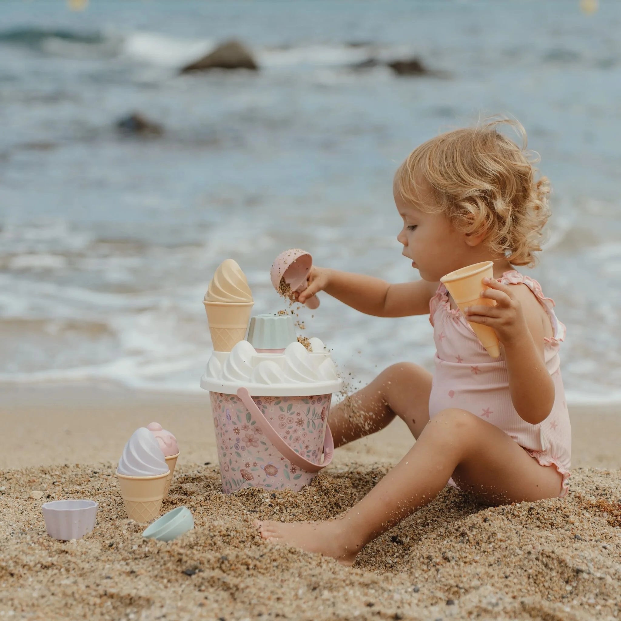 Little Dutch | Set da Spiaggia Secchiello e Gelati Dreamy Mermaid 14 Pezzi | 2016377