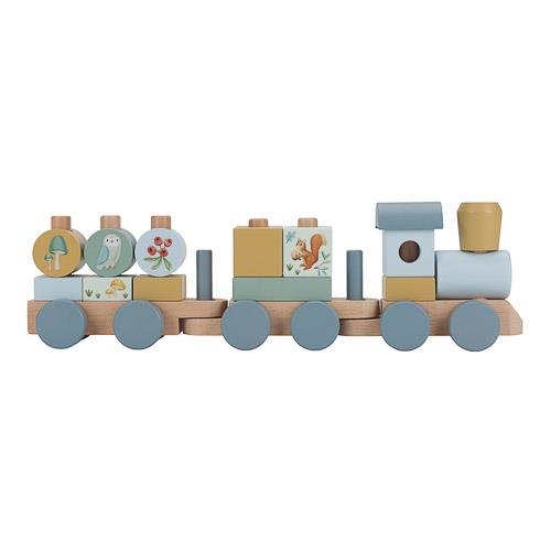 Trenino in Legno Impilabile Forest Friends - Stacking Train Forest Friends