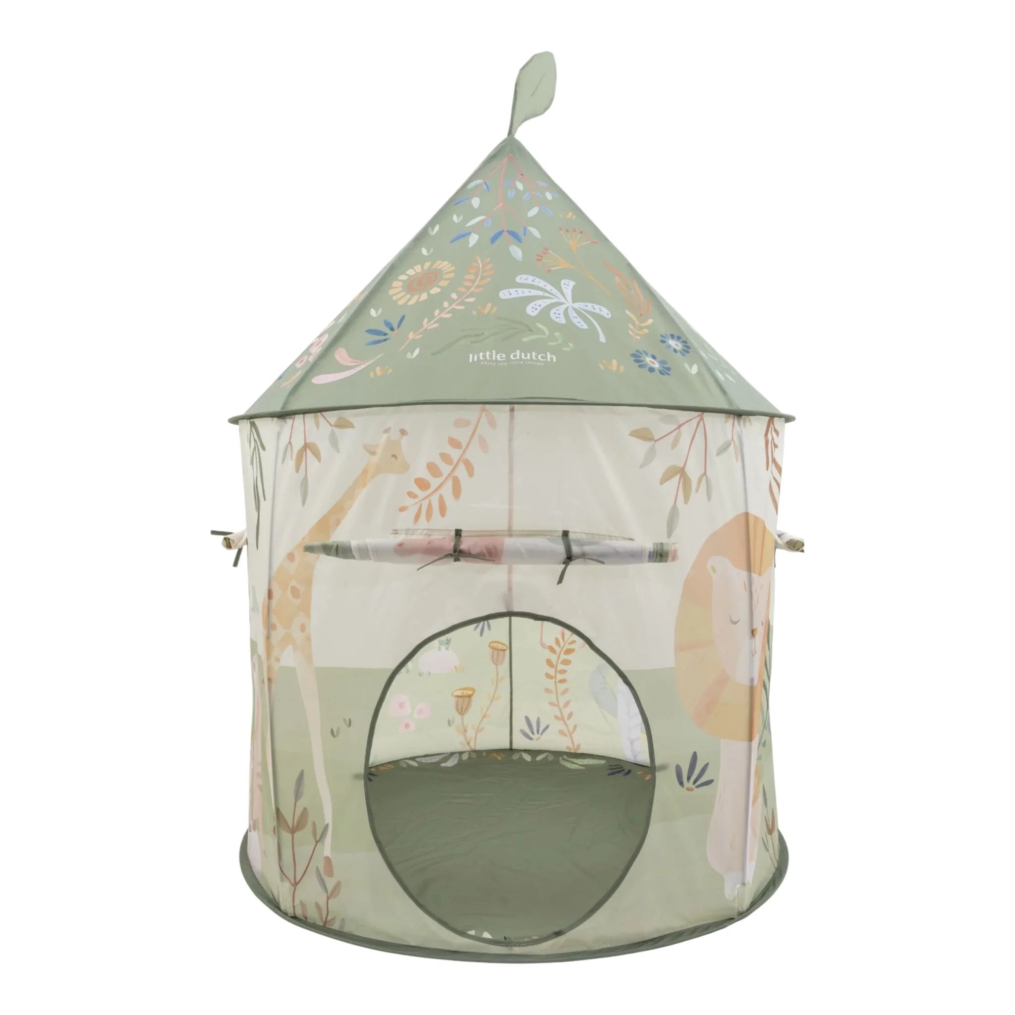 Little Dutch | Tenda a Casetta con Tunnel Verde Safari Friends | 2017499