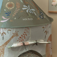 Little Dutch | Tenda a Casetta con Tunnel Verde Safari Friends | 2017499