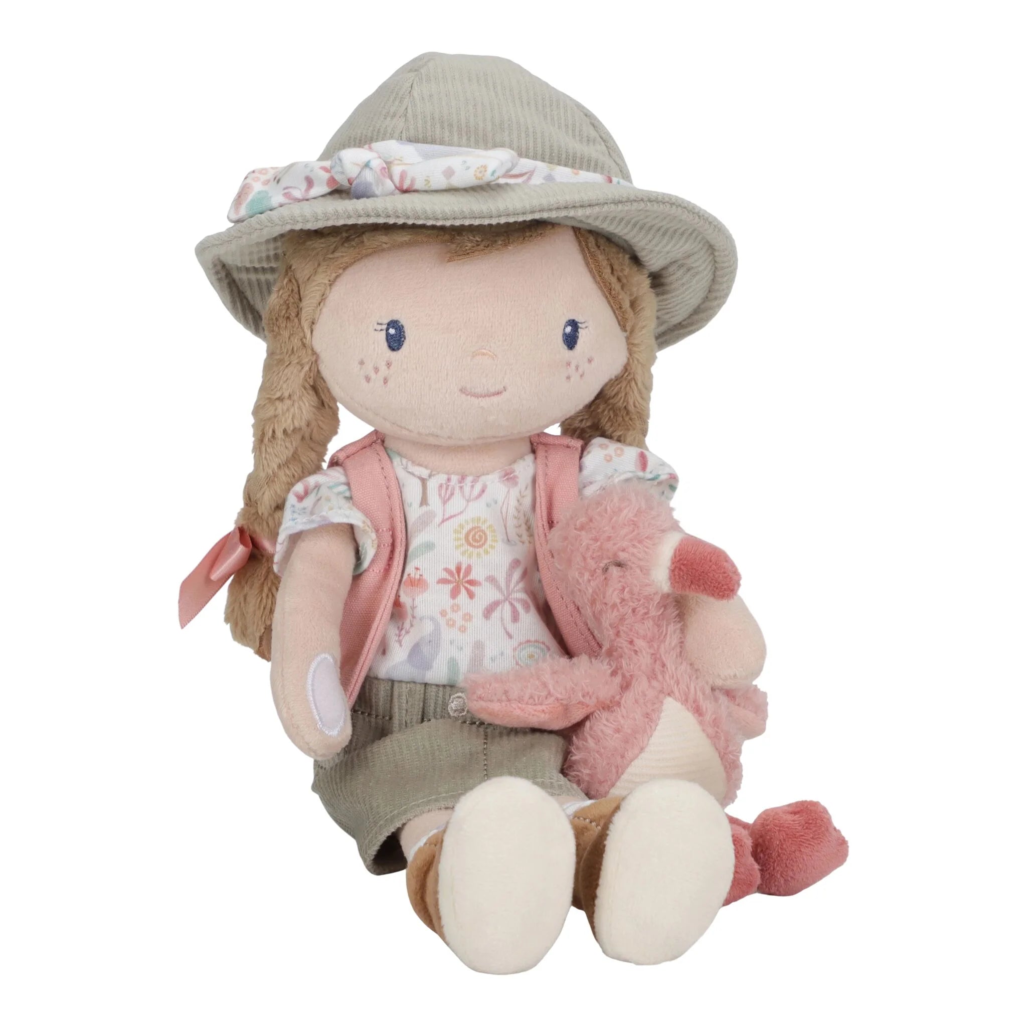 Little Dutch | Bambola Morbida Ranger Rosa 35 cm Safari Friends | LD4685