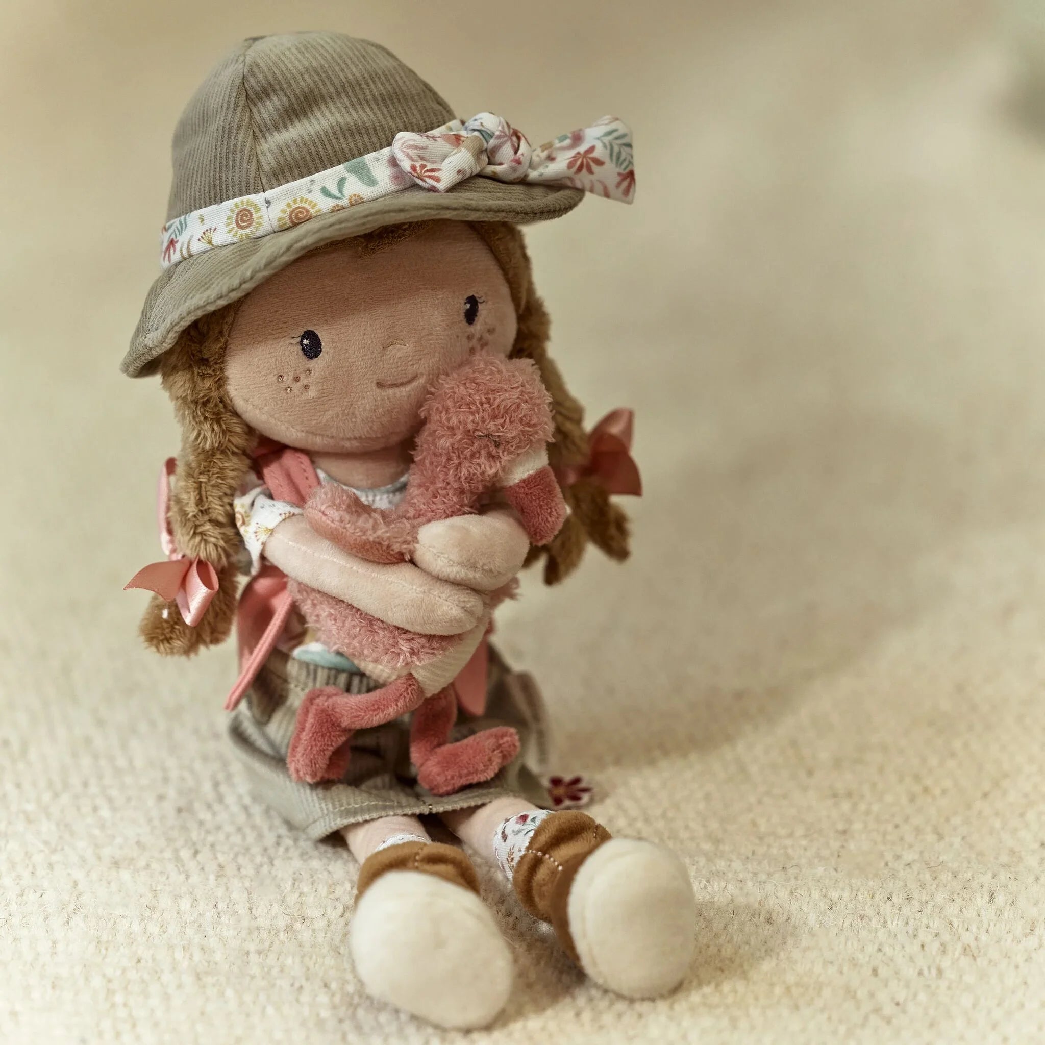Little Dutch | Bambola Morbida Ranger Rosa 35 cm Safari Friends | LD4685