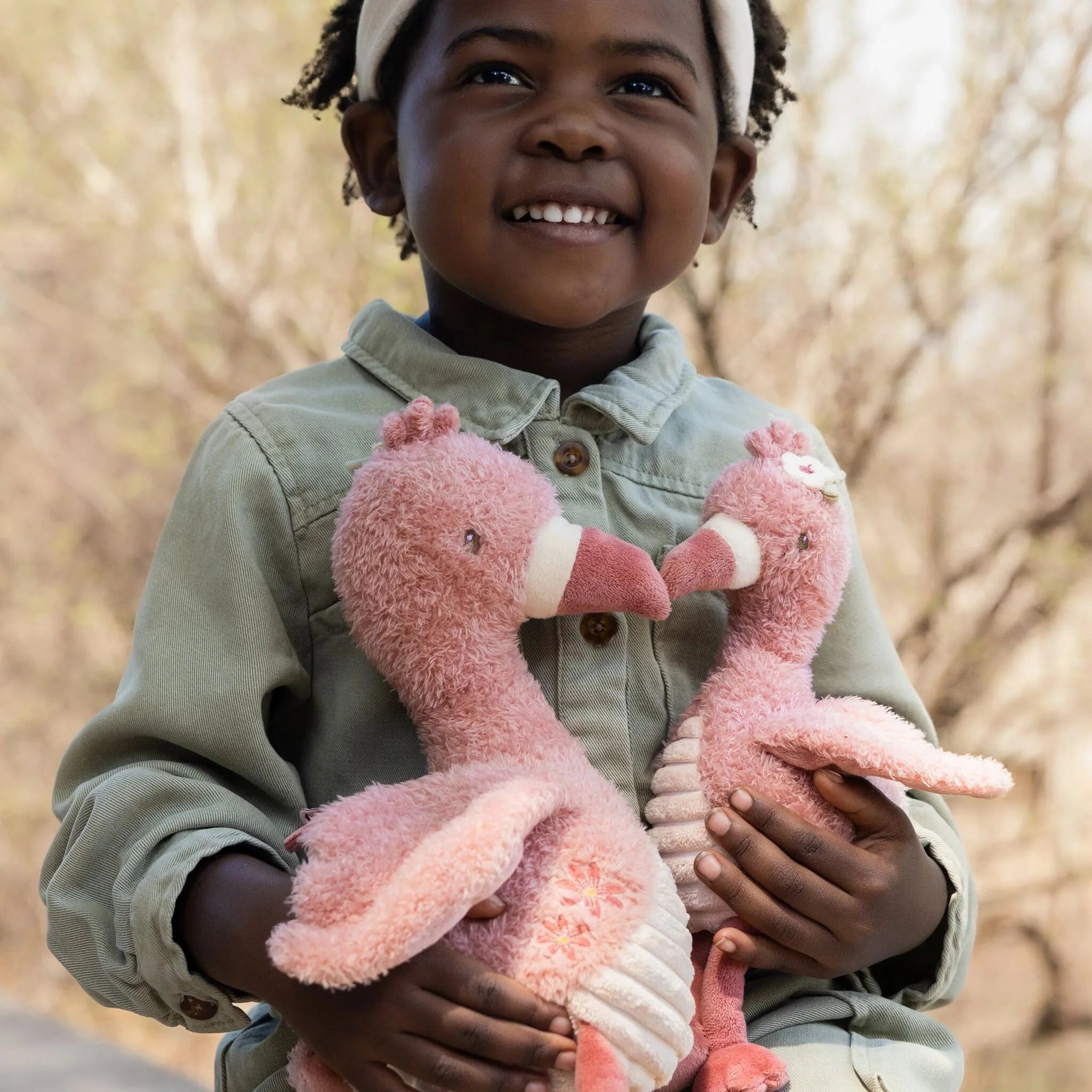 Little Dutch | Peluche Flamingo Rosa 35 cm Safari Friends | LD8352