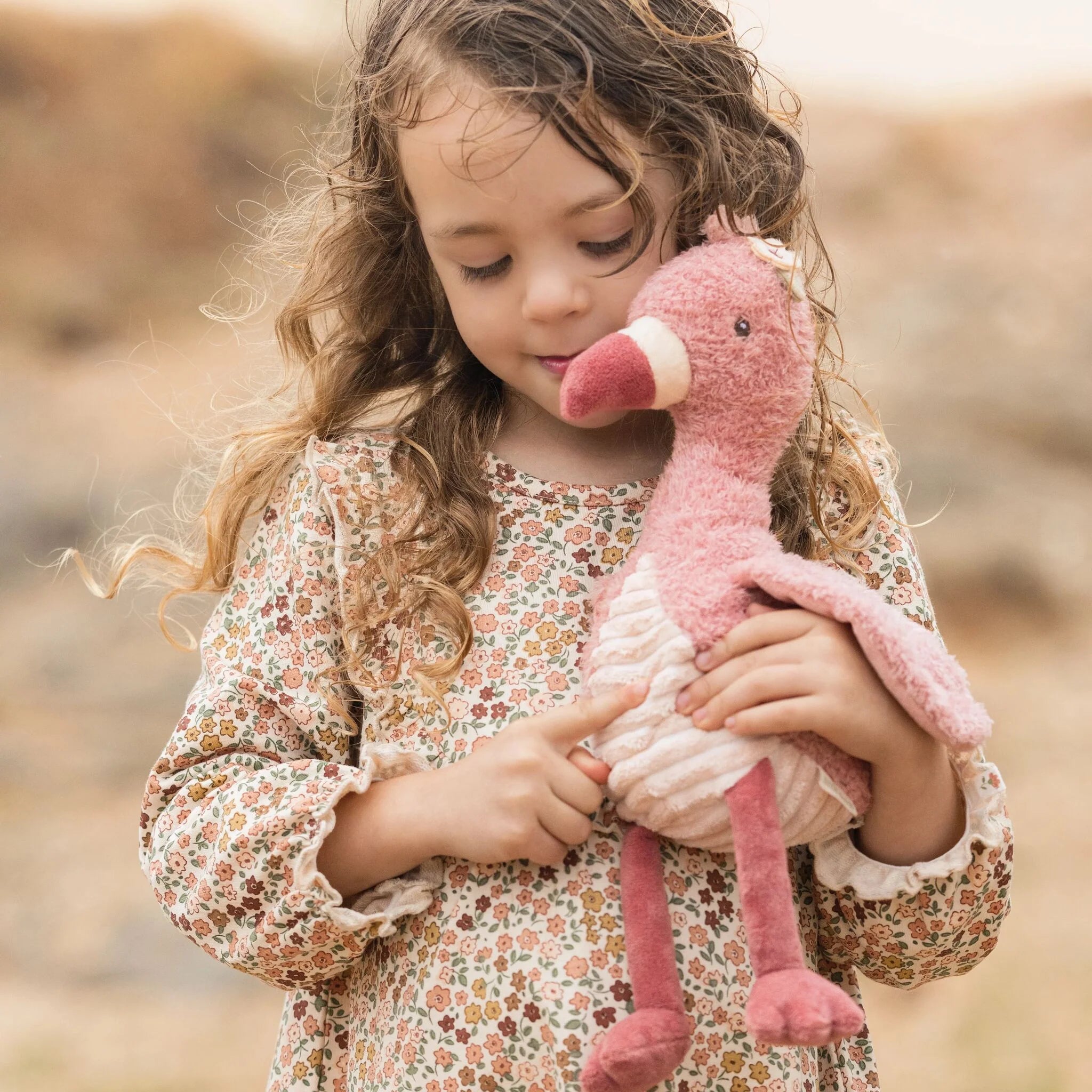 Little Dutch | Peluche Flamingo Rosa 35 cm Safari Friends | LD8352