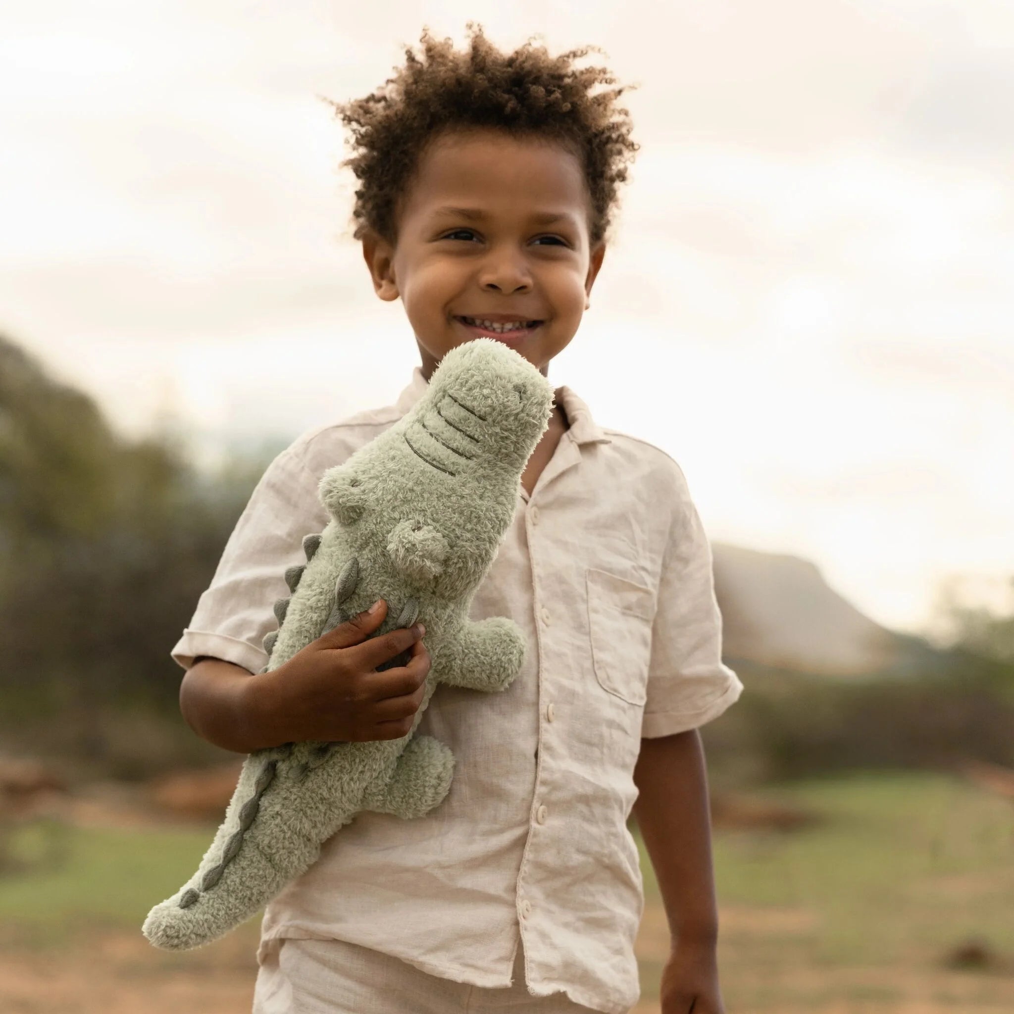 Little Dutch | Peluche Coccodrillo Verde 42 cm Safari Friends | LD8356
