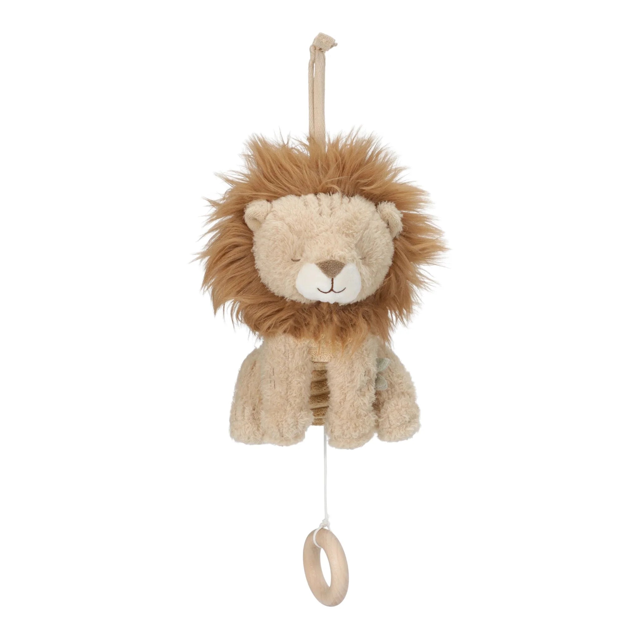 Little Dutch | Carillon Peluche Leone Giallo 18cm Safari Friends | LD8330