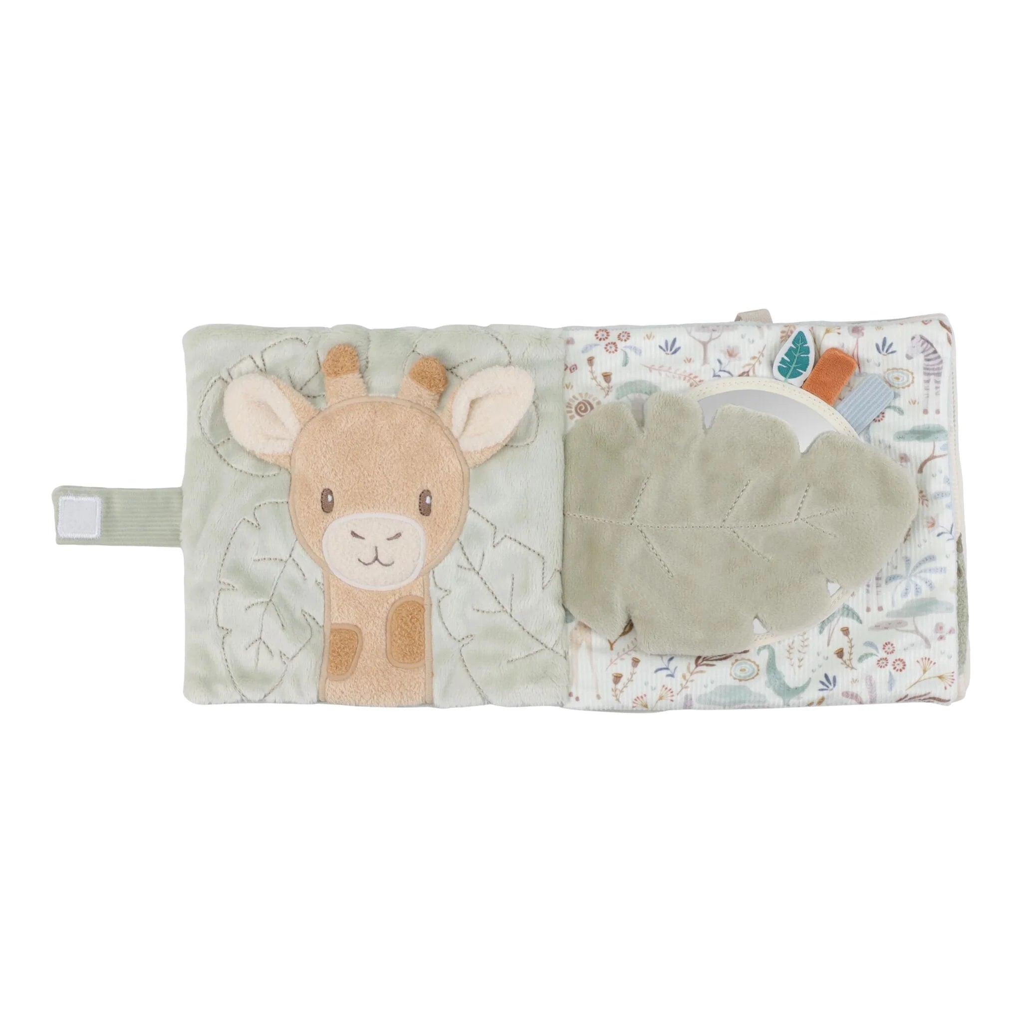 Little Dutch | Libro Morbido Leone Multi Attività Verde Forest Friends | LD8307
