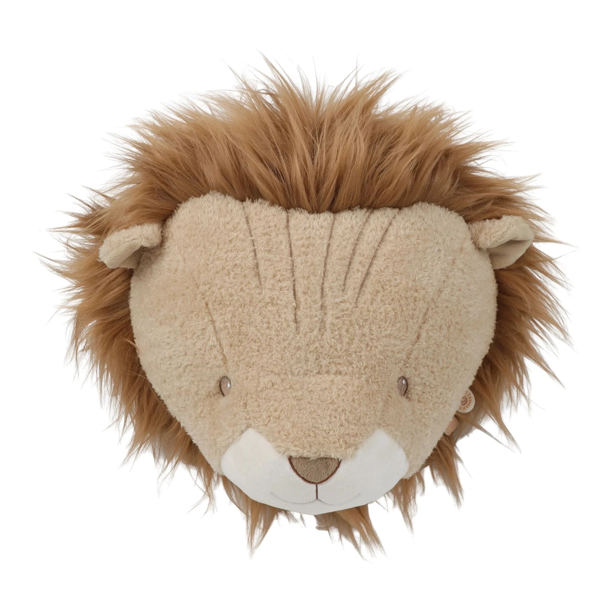 Little Dutch | Testa di Animale Leone Giallo Peluche 30 cm Safari Friends | LD8366