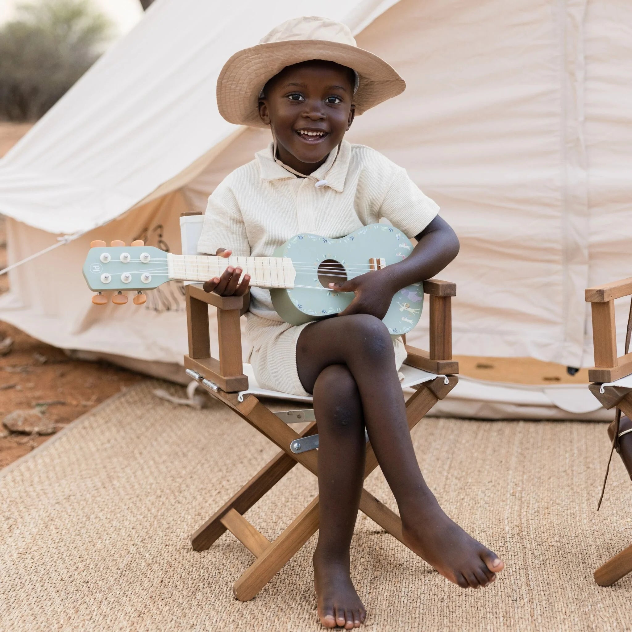 Little Dutch | Chitarra in Legno Verde Safari Friends | LD7470