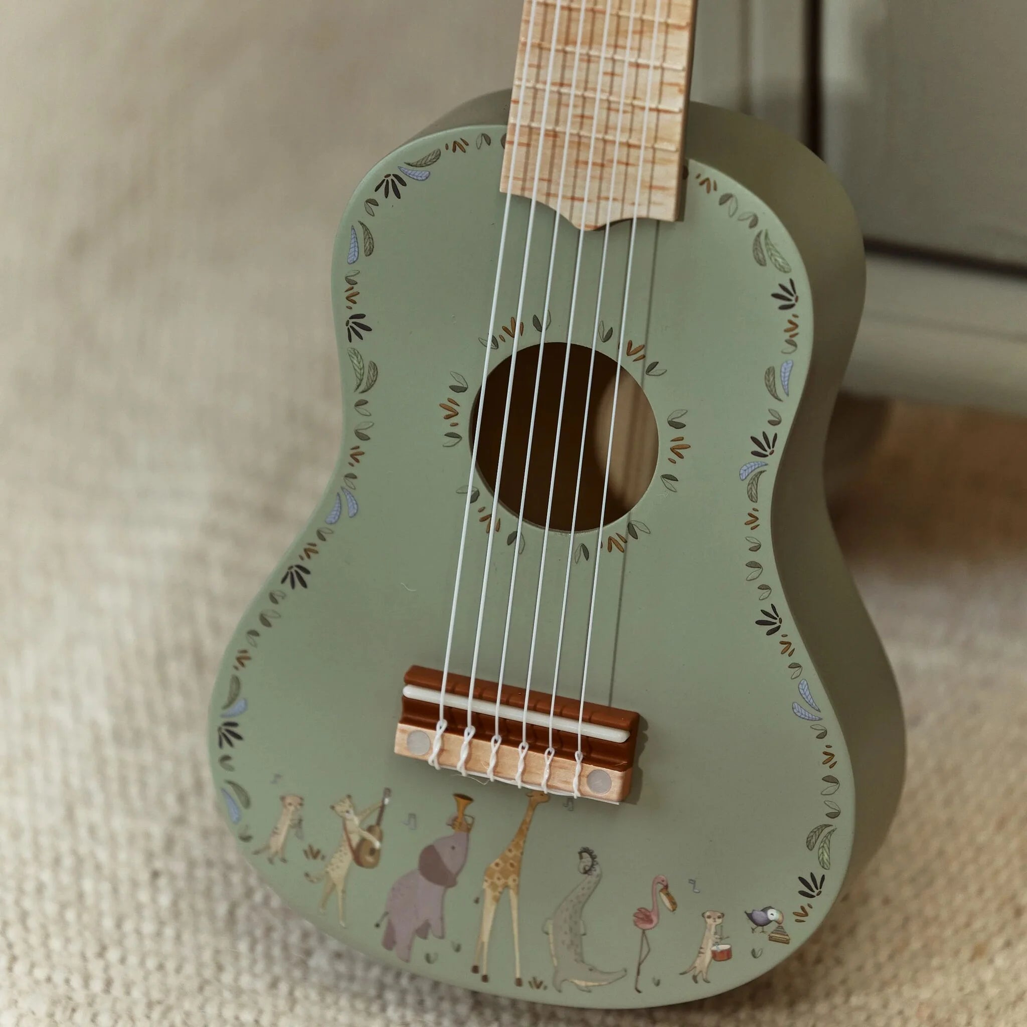 Little Dutch | Chitarra in Legno Verde Safari Friends | LD7470
