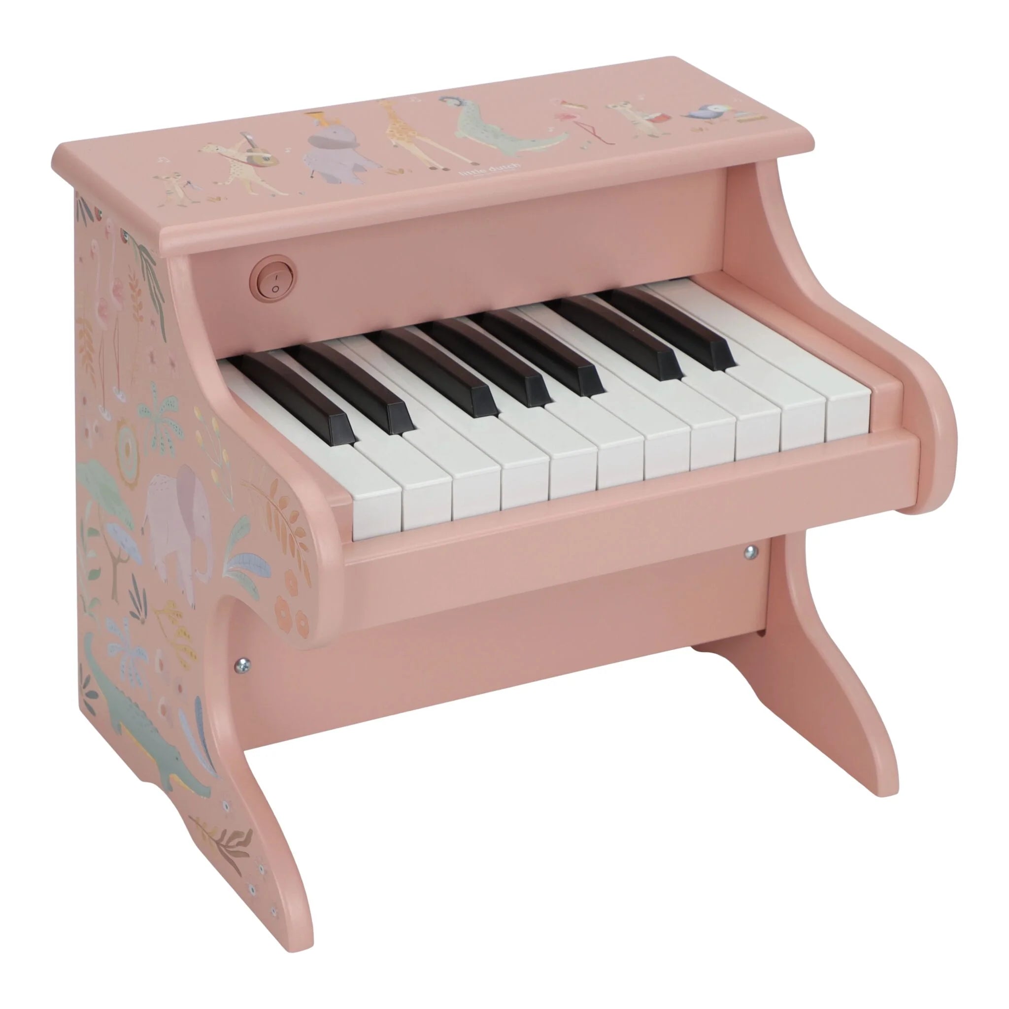 Little Dutch | Pianoforte in Legno Rosa Safari Friends | LD7477