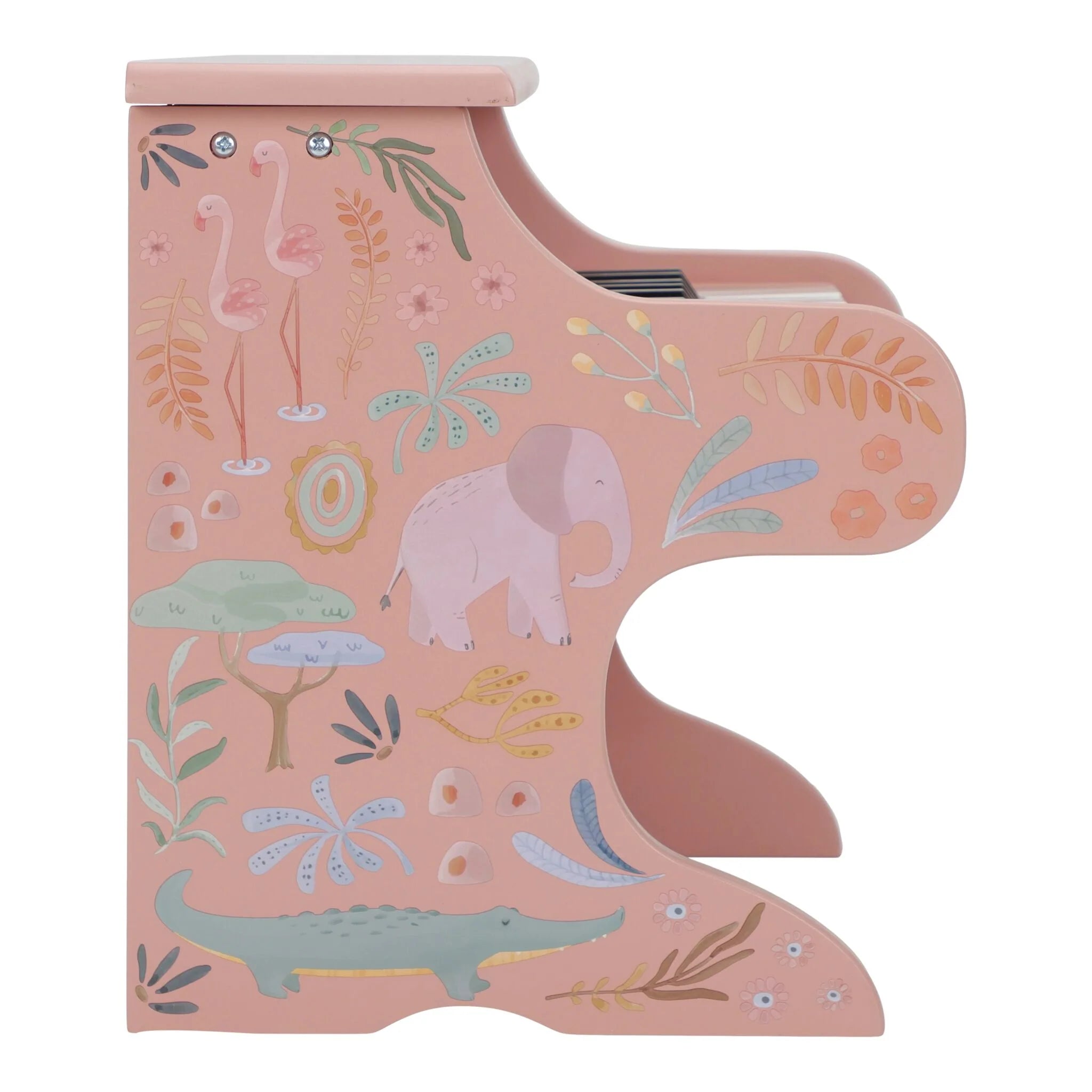 Little Dutch | Pianoforte in Legno Rosa Safari Friends | LD7477