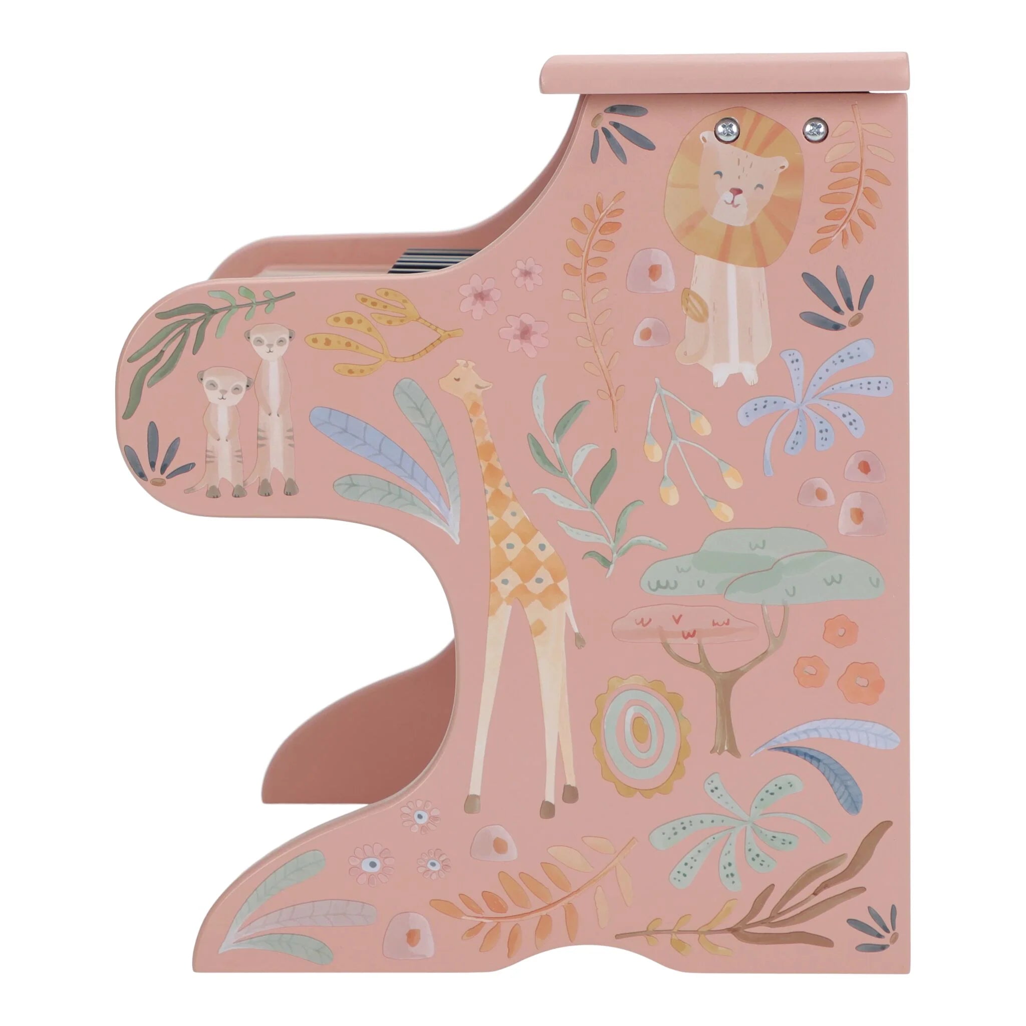 Little Dutch | Pianoforte in Legno Rosa Safari Friends | LD7477