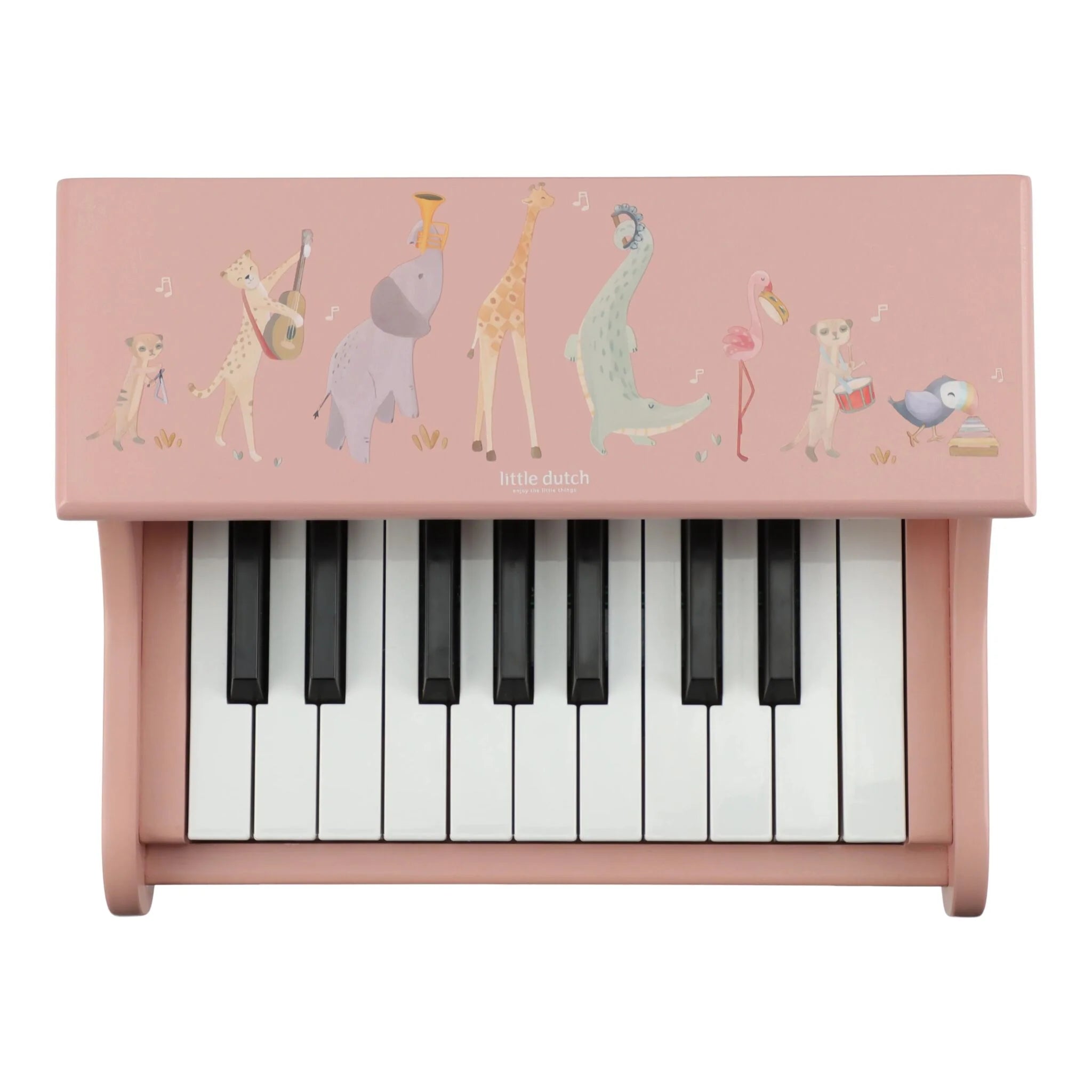 Little Dutch | Pianoforte in Legno Rosa Safari Friends | LD7477