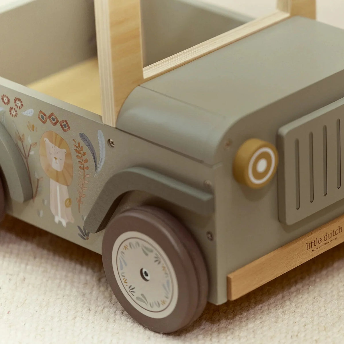 Little Dutch | Carrettino Jeep Primi Passi Safari Friends | LD7480