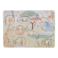 Little Dutch | Puzzle Sonoro in Legno Safari Friends | LD7440