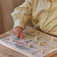 Little Dutch | Puzzle Sonoro in Legno Safari Friends | LD7440