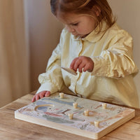 Little Dutch | Puzzle Sonoro in Legno Safari Friends | LD7440