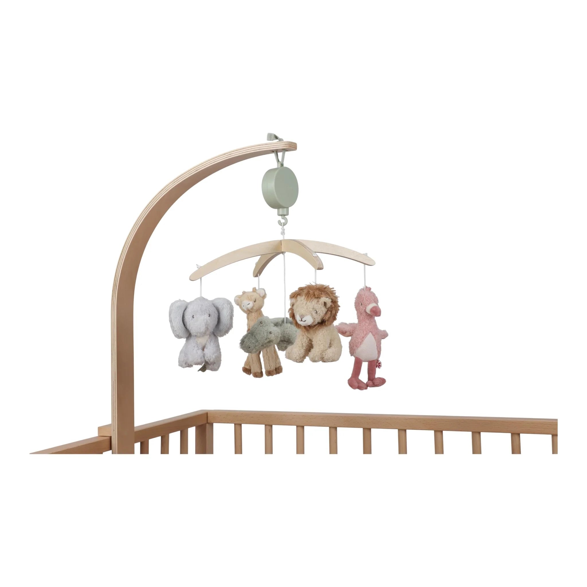 Little Dutch | Giostrina Musicale in Legno Safari Friends | LD8300