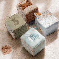 Set 4 Cubi Morbidi Sensoriali Forest Friends - Set 4 Soft Cubes Forest Friends