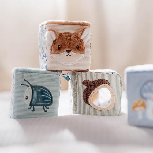 Set 4 Cubi Morbidi Sensoriali Forest Friends - Set 4 Soft Cubes Forest Friends